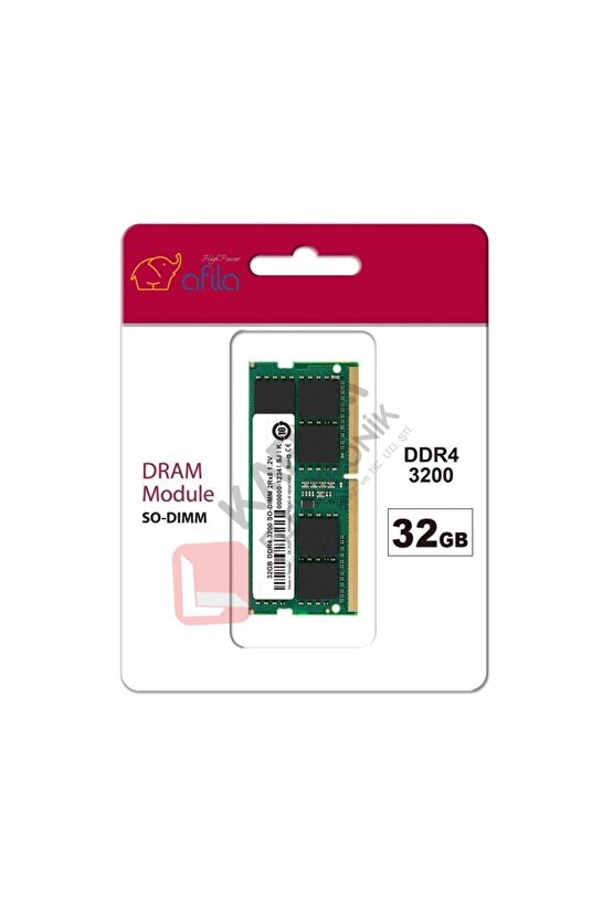 HP 250 G8 (27K01EA13) Notebook uyumlu 32GB DDR4 Ram Bellek