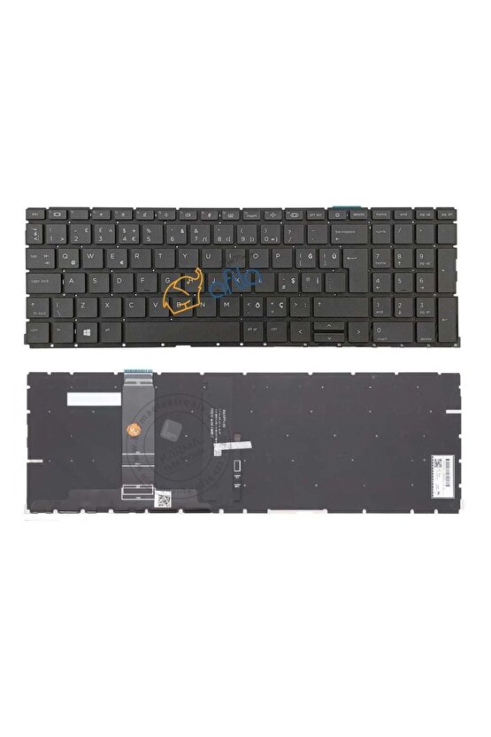 HP ProBook 430 G8 (27J01EA13) Notebook Klavyesi (Siyah TR) - ışıklı