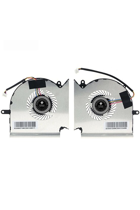 MSI GE63 GP63 GL63 GE63VR GE73 GE73VR GP73 GL73 MS-17E5 Notebook Cpu ve Gpu Fanı, Sağ-Sol SET (msi)