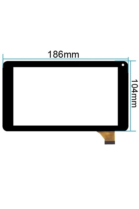 HY TPC-51055 v3.0 , HK70DR2069 , TP070215 7 inç Uyumlu Dokunmatik SİYAH