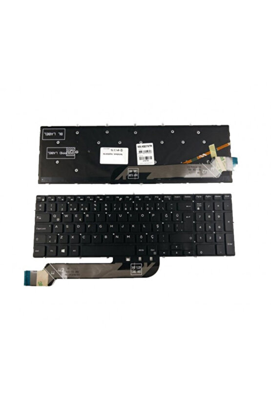 Dell inspiron 15 5565 5567 5568 Uyumlu Notebook Klavyesi (Siyah TR)