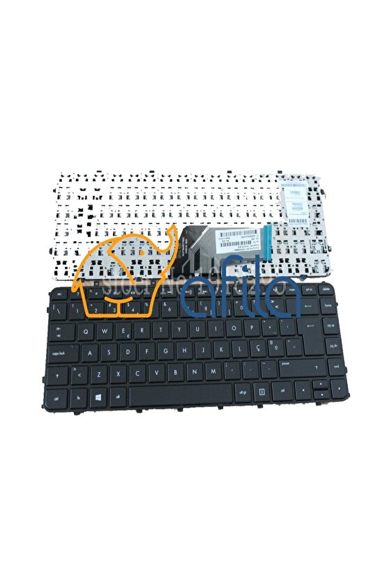Hp Envy 6-1000 Serisi Notebook Klavye - Siyah - Türkçe Tuş Takımı - Çerçeveli