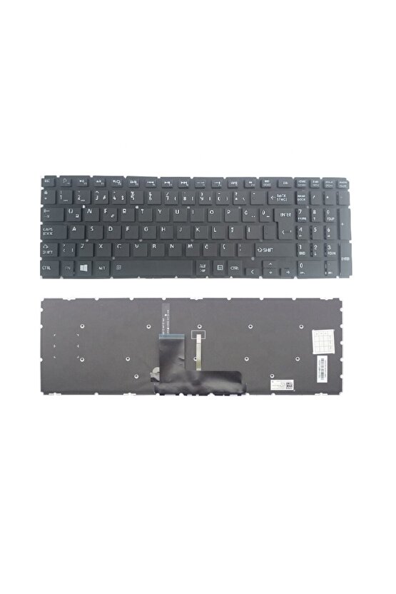 Toshiba L50-B-25G L50-B-25L L50-B-25N Klavye Siyah TR  ışıklı