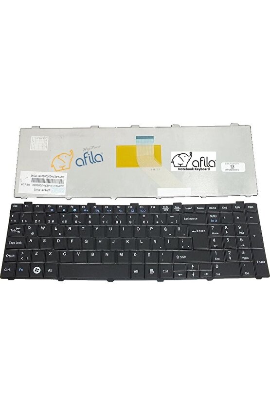 Fujitsu Siemens A512-300, A512-301, AH5303A, AH530HD6 Uyumlu Notebook Klavye Siyah TR