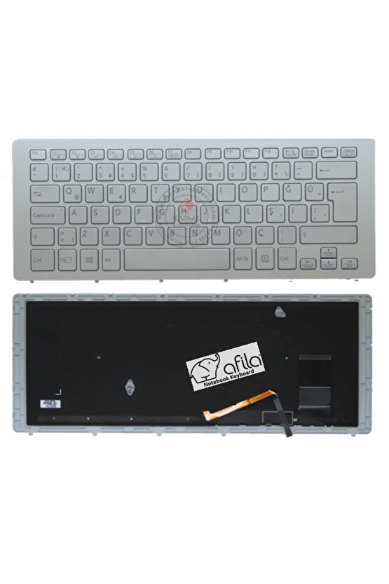 Sony 149265431 149265241TR Notebook Klavyesi (Gri TR) Işıklı