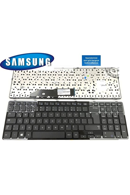 Samsung NP355E7C NP550P7C-T01TR Notebook Klavyesi - Siyah - TR
