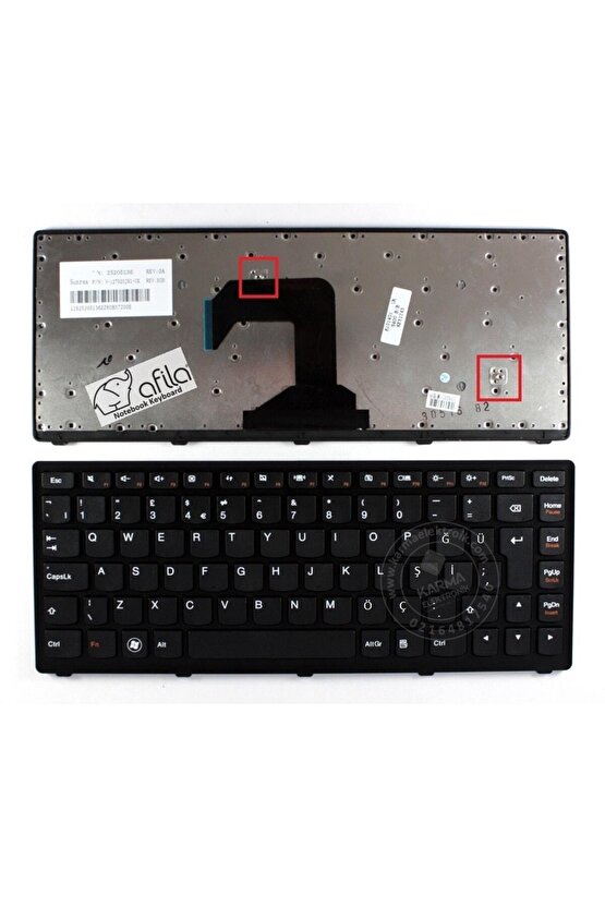 PK130S93A13 Notebook Klavyesi Siyah TR