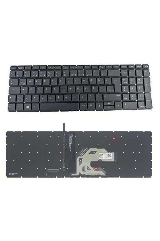HP ProBook 450 G6, 455 G6, 455R G6 Notebook Klavyesi (Siyah TR)  IŞIKLI  NBKL0591LD
