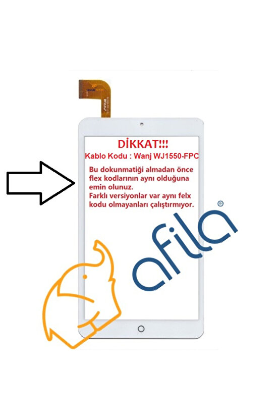 Reeder M7 WJ1550-FPC V1.0 7 inç Dokunmatik Panel