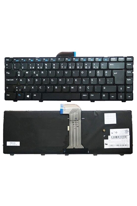 Dell inspiron 5421, 5437, Uyumlu 5523 Notebook Klavye Tuş Takımı ışıklı