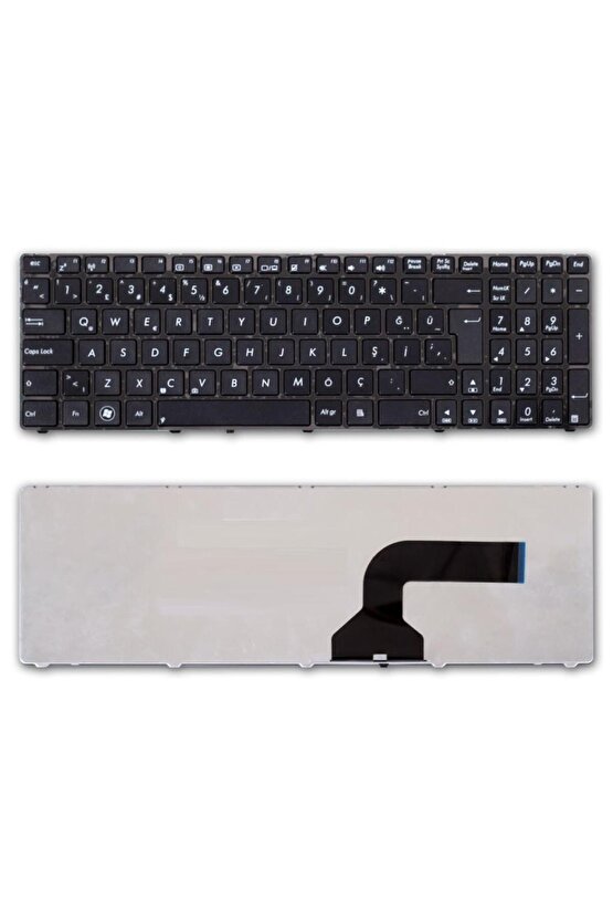 Asus N53 K52J K53S X55A X55C Notebook Klavyesi - Siyah - TR (Çerçeveli)  KL0503ATR