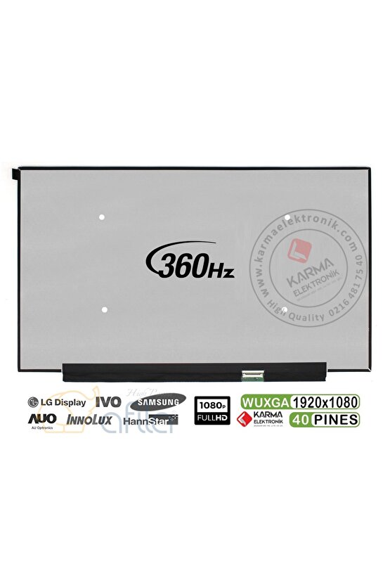 17.3 FHD IPS B173HAN05.1, B173HAN05.4 LCD Ekran, Panel 1920*1080p  360Hz 40pin