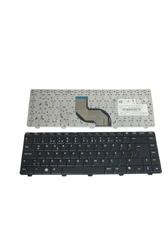 Dell N4010 N4030 N5020 N5030 M5030 Notebook KlavyeUyumlu  - Siyah - TR