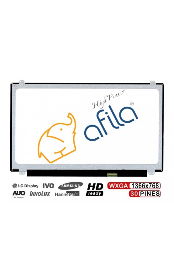 15.6 30 Pin Slim Led Notebook Lcd Ekran, Panel - 1366*768 N156BGE-E41