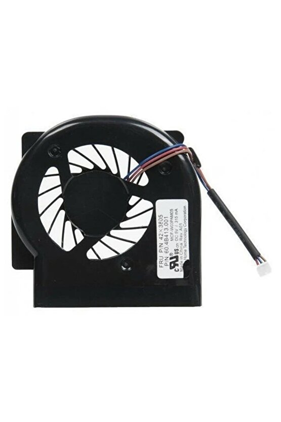 ThinkPad X60, X60s, X61, X61s Uyumlu Notebook Cpu Fanı 42X3805 60.4B413.001 MCF-W03PAM05