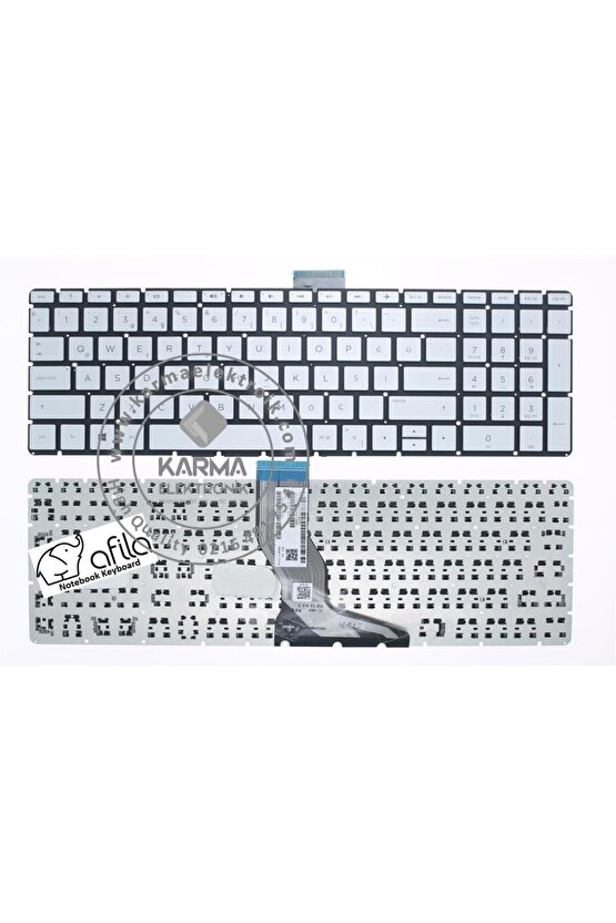 Hp 15-bs000 Notebook Klavye - Tuş Takımı  Silver - TR (Gri)