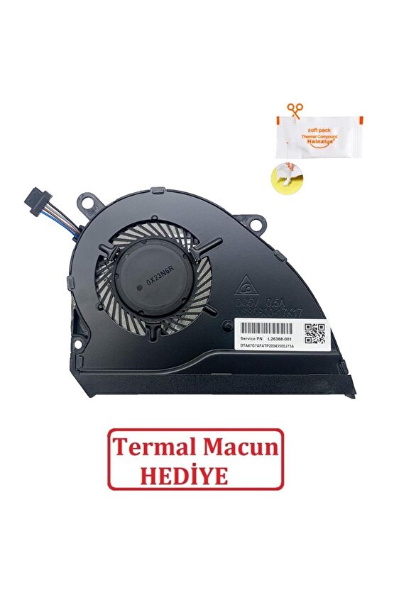 Hp Pavilion 14-CE, 14T-Ce100 Notebook Fanı L26368-001  Ver.2
