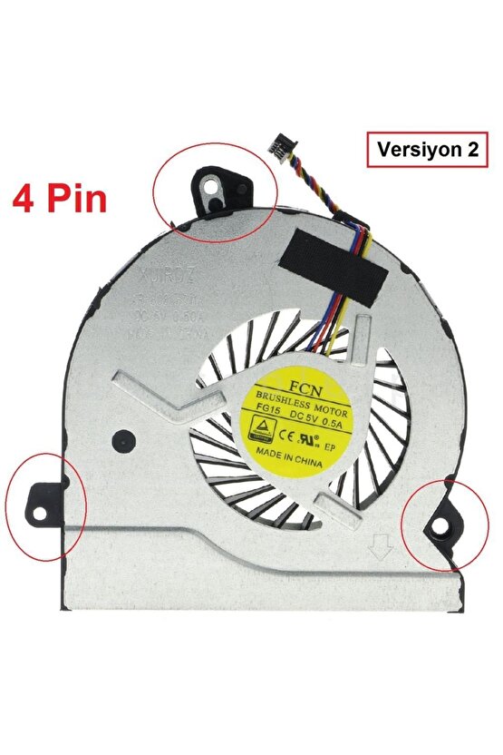 Hp Pavilion Gaming 15-ak000, 15-ak100 Serisi Notebook Fan