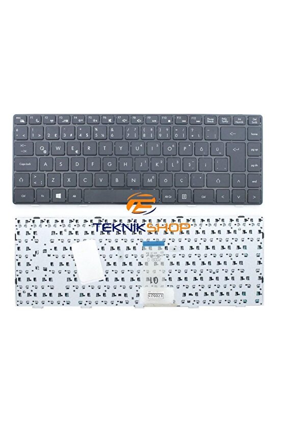 Grundig Gnb 1450 B1 B8, Jw6 Notebook Klavyesi - Siyah - Tr