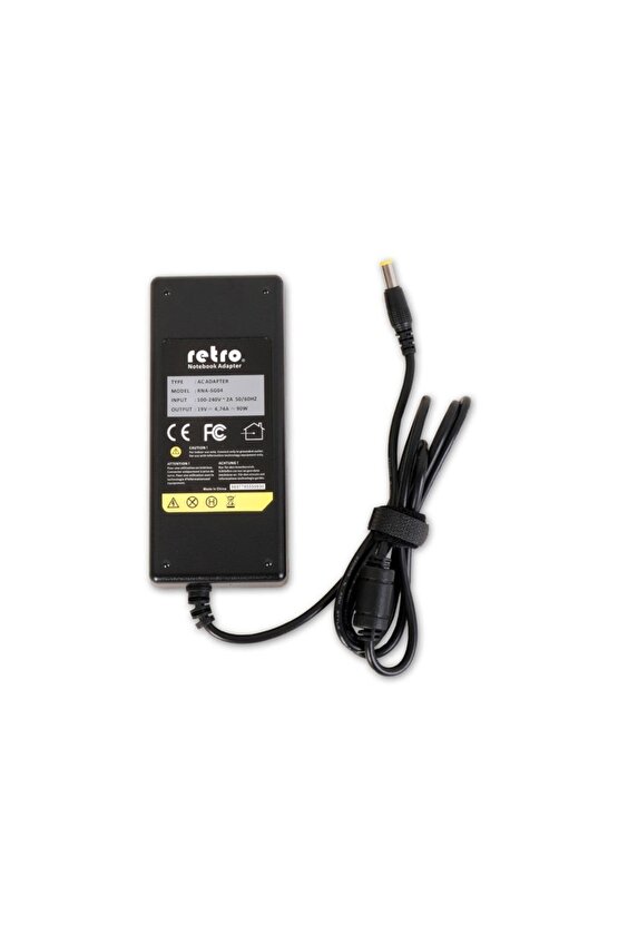 19v 3.16a (60w) - 3.0mm 5.5mm-notebook Adaptör (sg02) **
