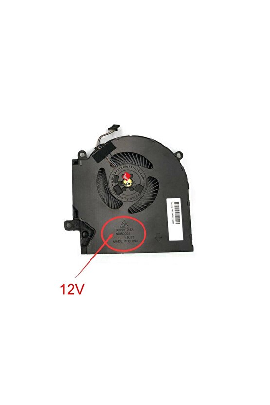 Omen 15-en1011nt 434m3ea Notebook Gpu Fan  Ver.4 (sol - 12v)