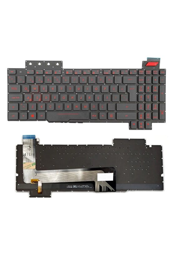 Asus Fx503v Fx503vd Fx503vm Notebook Klavyesi Siyah Tr  Backlit