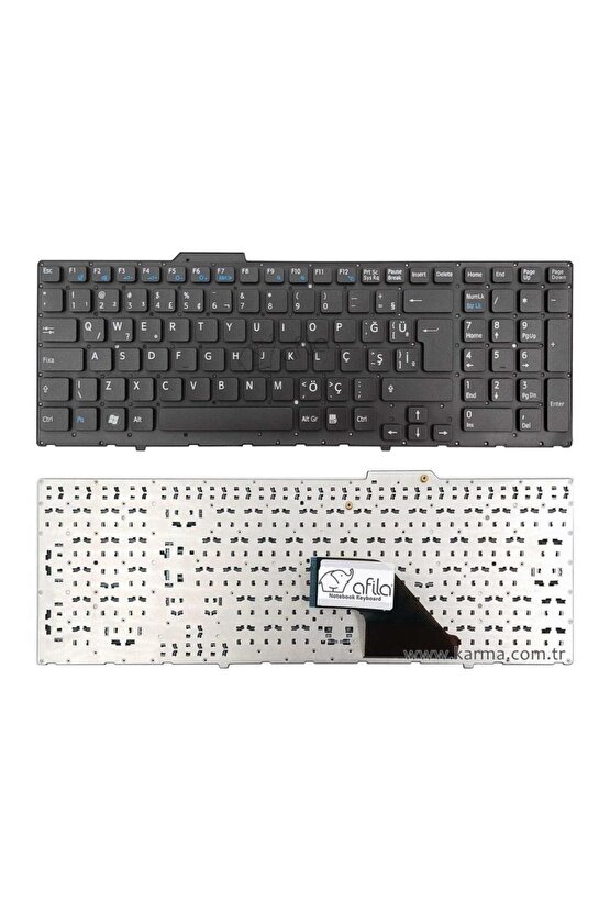 Sony Vaio Vpcf1 Notebook Klavyesi - Siyah - Tr - Backlit Yok