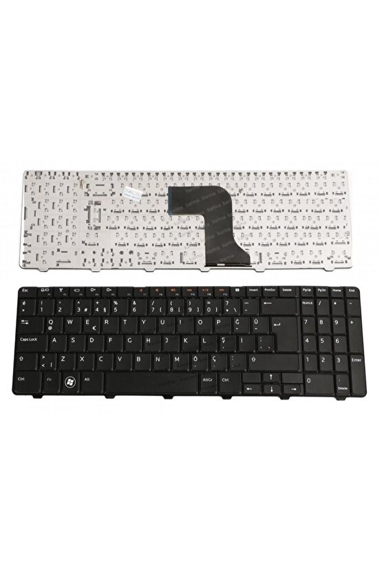 Inspiron 15r, N5010, M5010 Serisi Notebook Klavyesi Siyah Tr