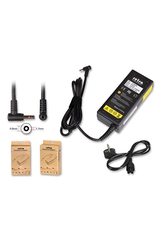 Lenovo 65W 4.0x1.7mm notebook adaptör