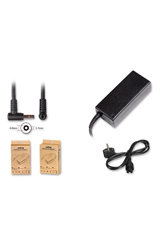 Lenovo 65W 4.0x1.7mm notebook adaptör