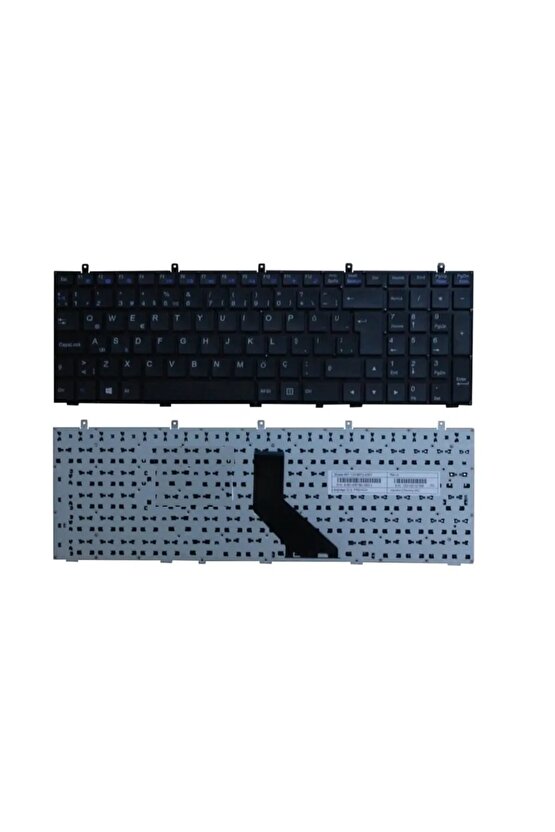 Clevo, Monster A5 V1.1, W670 Notebook Klavyesi (siyah Tr)