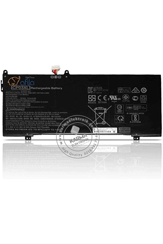 Spectre X360 13-ae, 13-ae000 X360, Cp03xl Notebook Bataryası