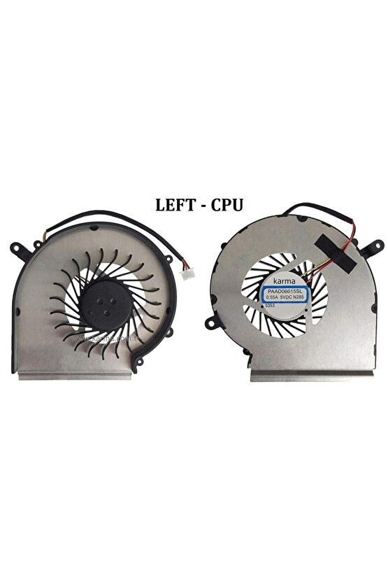 Msı Ge62, Ge72, Pe60, Pe70 Serisi Notebook Gpu Fan - Ver.1 (3 Pin)