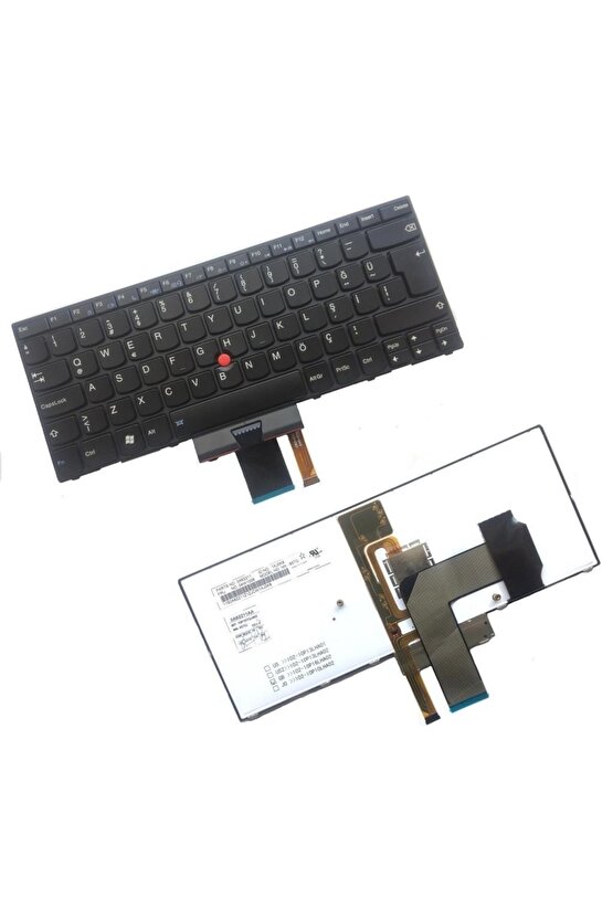 Lenovo ThinkPad X1, X1 Hybrid Notebook Klavyesi Siyah TR Işıklı  KL0376