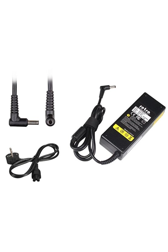 19v 3.42a 65w Pinli Uç 4.5mm*3.0mm Notebook Adaptör Rna-as06