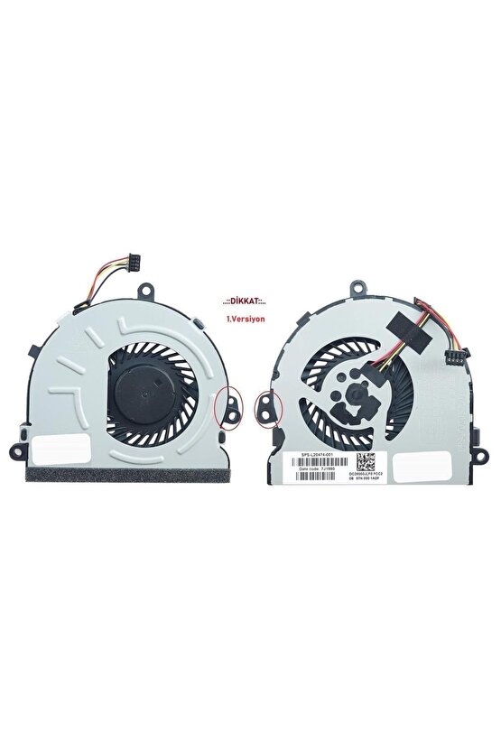 15-da, 15-db Notebook Fan Dfs470805cl0t (ver.1)