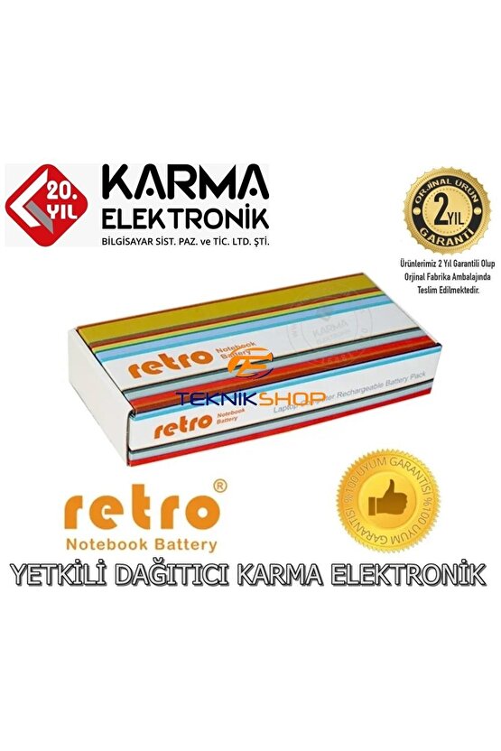 Latitude E6400, E6410, E6500 Notebook Bataryası, Pili  Rdl-103