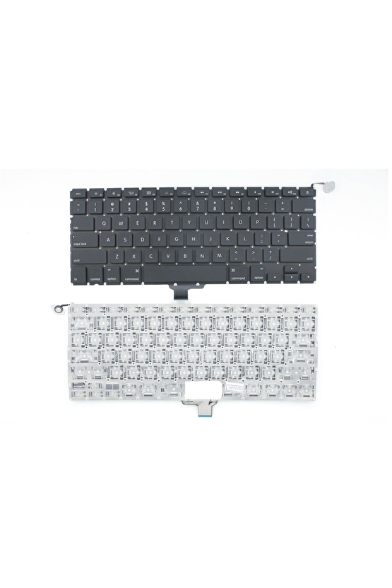 Apple Macbook Pro A1278 13.3 2009 Notebook Klavye - Küçük Enter (siyah)