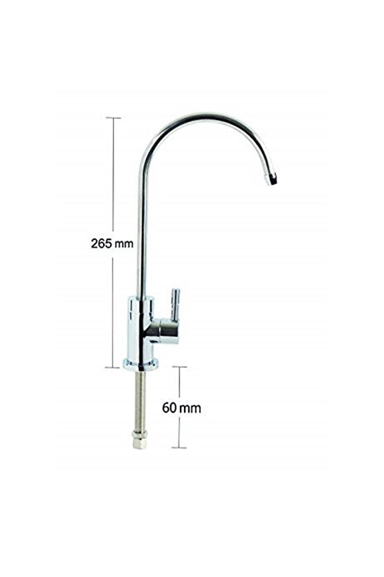 Su Arıtma Musluğu - Lüx Musluk - Pirinç Malzeme - Foks Su Arıtma Bataryası - Mutfak Bataryası Ters