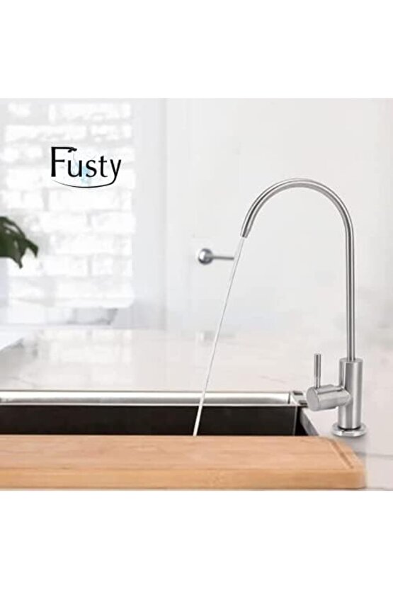 ŞirinShop Krom Kaliteli Arıtma Musluğu - Tezgahüstü Su Arıtma Cihazı Musluğu Bataryası - 36