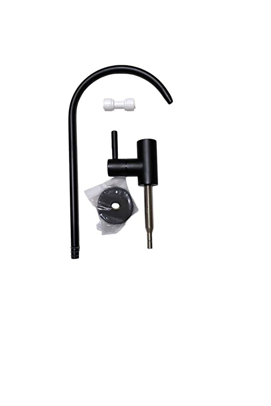 Siyah arıtma musluğu sus 304 (çeliktir)