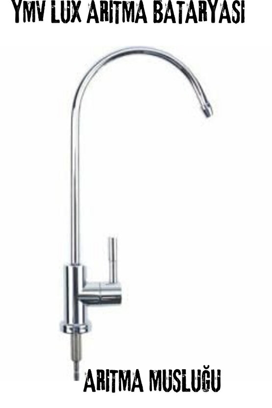 Paslanmaz Krom Lüks Arıtma Bataryası Arıtma Musluğu Temiz Su Batarya Arıtma Çeşmesi