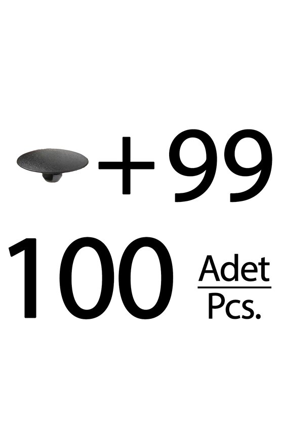 Opel için Kaput İzalatör Klips- 100lü