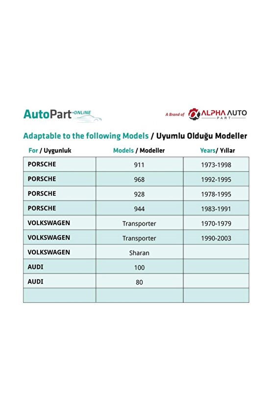 Porsche, Audi, Volkswagen için Kapı Panel Klips- 100 Adet