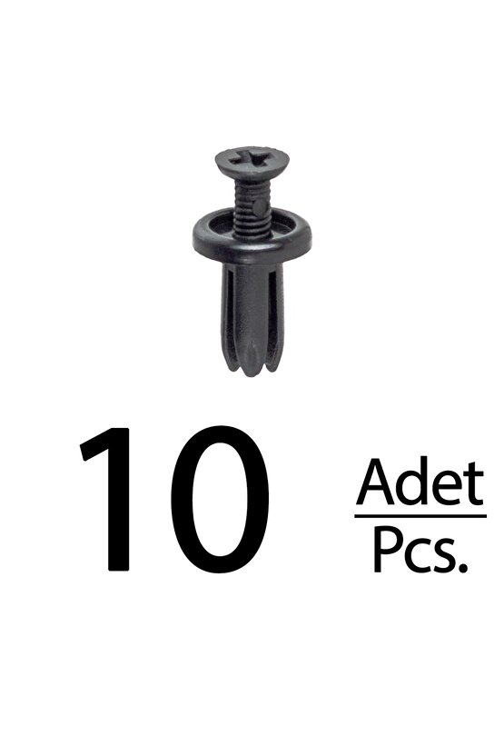 Toyota Avalon Camry Matrix Corolla için Tampon Klips - 10 Adet