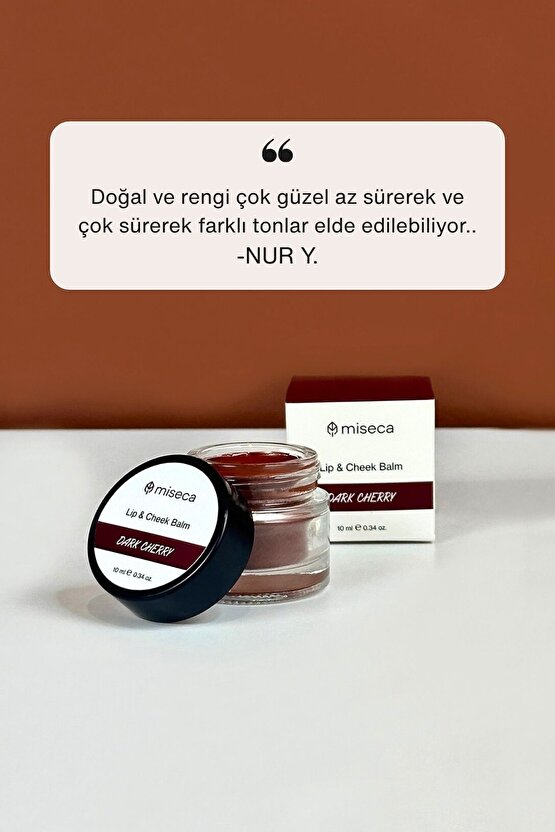 Dark Cherry Dudak Balmı ve Allık 10 ml