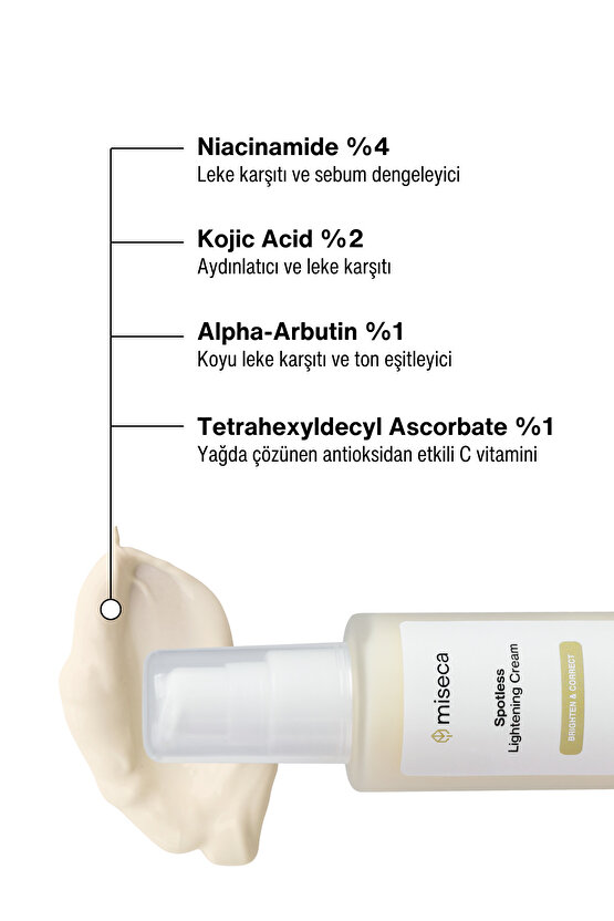 Spotless Leke Karşıtı Ve Aydınlatıcı Krem 50 ml | Kojic Acid Arbutin Niacinamide