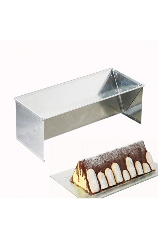 Narkalıp Paslanmaz Çelik  Mozaik Pasta Kalıbı Boy 30 Cm