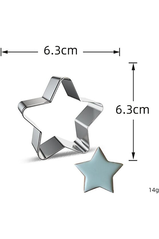 Narkalıp Ay Yıldız Bulut Kurabiye Kalıbı 3 Lü Set