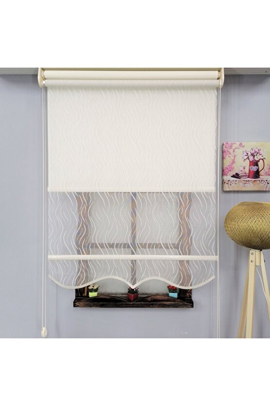 Çift Mekanizmalı Tül Stor Perde